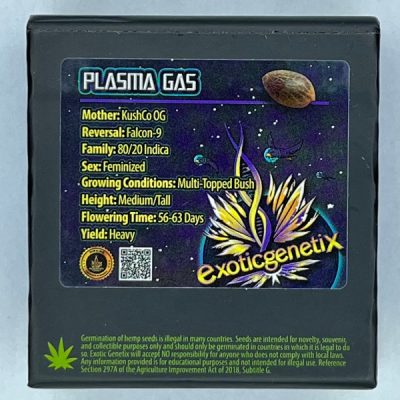 Plasma Gas Feminized Seeds by Exotic Genetix - Image 2