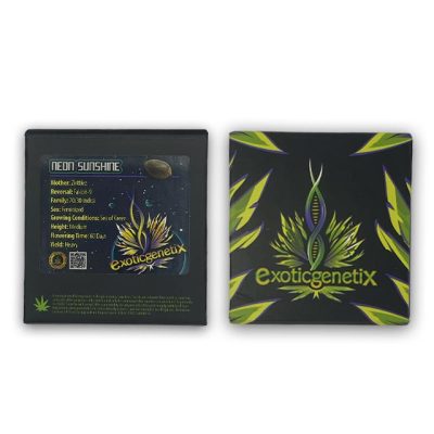 Neon Sunshine Exotic Genetix back front