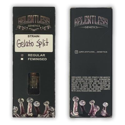 gelato split relentless genetics back front
