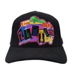 420 Trucker Caps, 'Zkittlez', black, by Lauren Rose (Strapback - one Size)