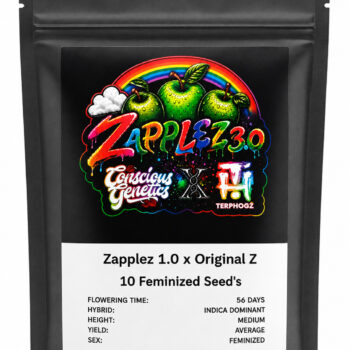 Zapplez 3.0 Feminized Seeds by Conscious Genetics – Zapplez 1.0 x Original Z`